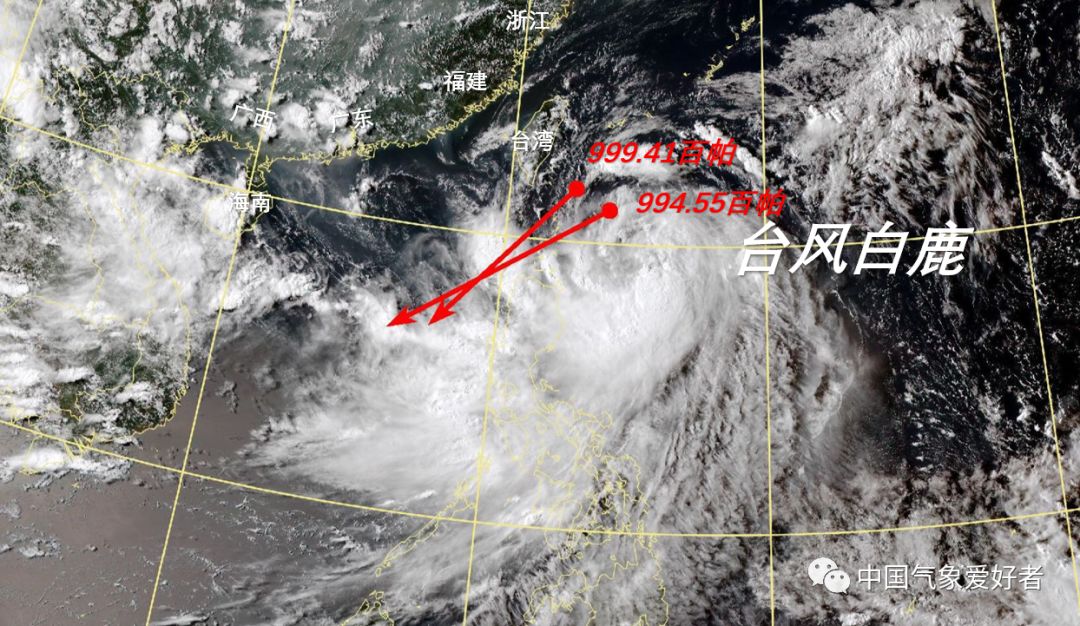 揭秘台风白鹿往年动态，气象观察报告——台风白鹿实时动态分析